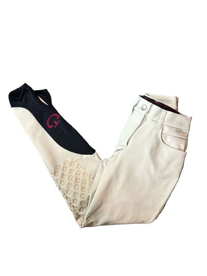 PRE-LOVED CAVALLERIA TOSCANA KNEE PATCH RIDING BREECHES - IT36