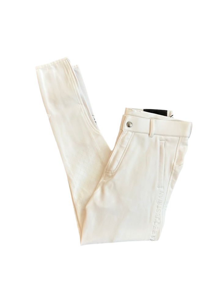 PRE-LOVED ASMAR EQUESTRIAN SILICONE KNEE PATCH BREECHES