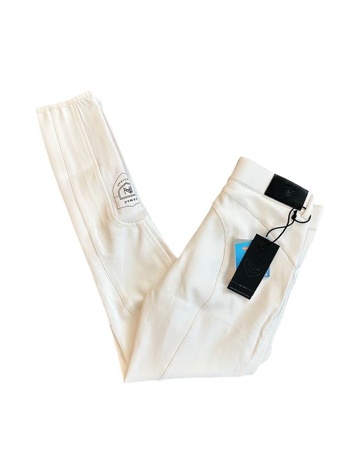 PRE-LOVED ASMAR EQUESTRIAN SILICONE KNEE PATCH BREECHES