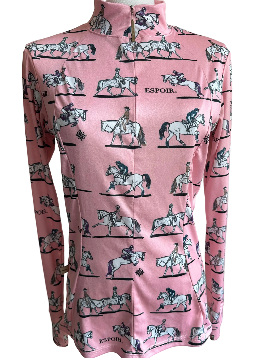 PRE-LOVED ESPOIR LONG SLEEVE 1/4 ZIP SHIRT