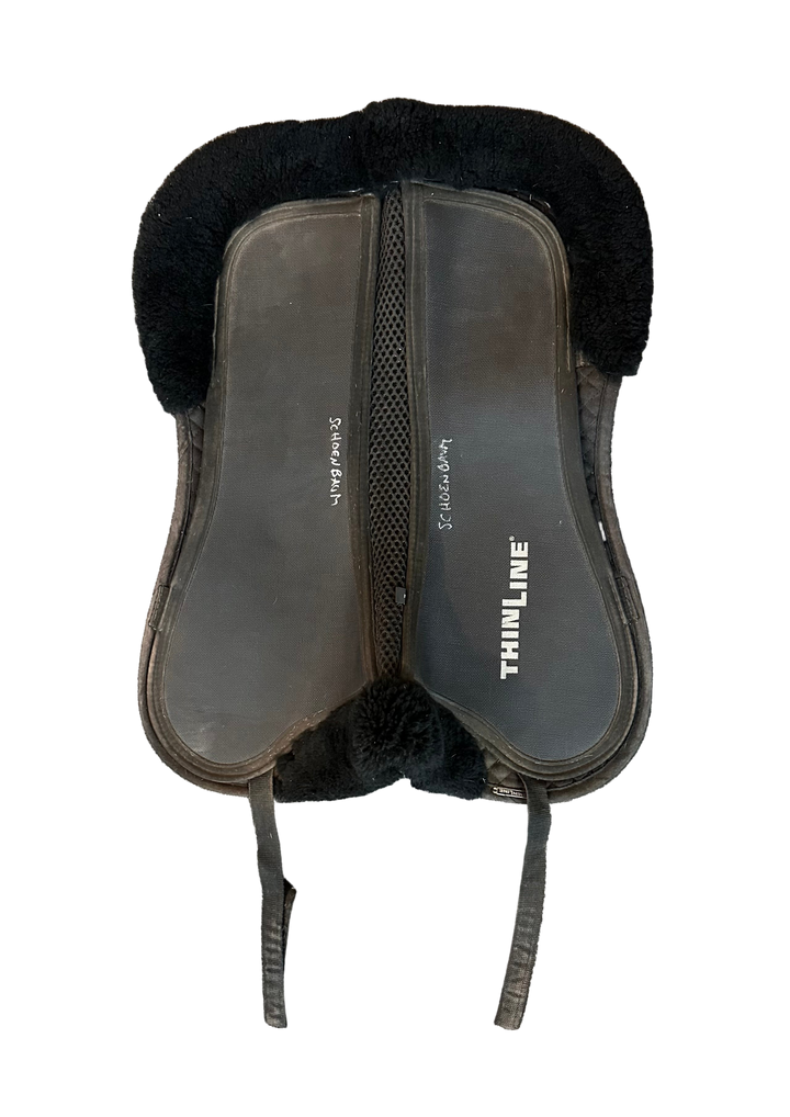 PRE-LOVED THINLINE TRIFECTA HALF PAD WITH SHEEPSKIN ROLLS