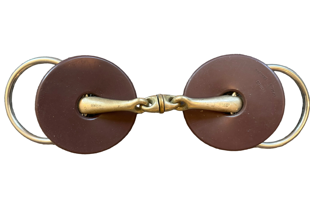 PRE-LOVED HERM SPRENGER WH ULTRA LOOSE RING DOUBLE JOINTED WITH ROLLER SENSOGAN - 5.25”