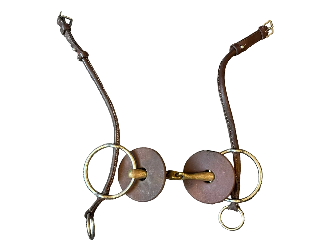 PRE-LOVED KK ULTRA LOOSE RING DOUBLE JOINTED GAG BIT - 5”