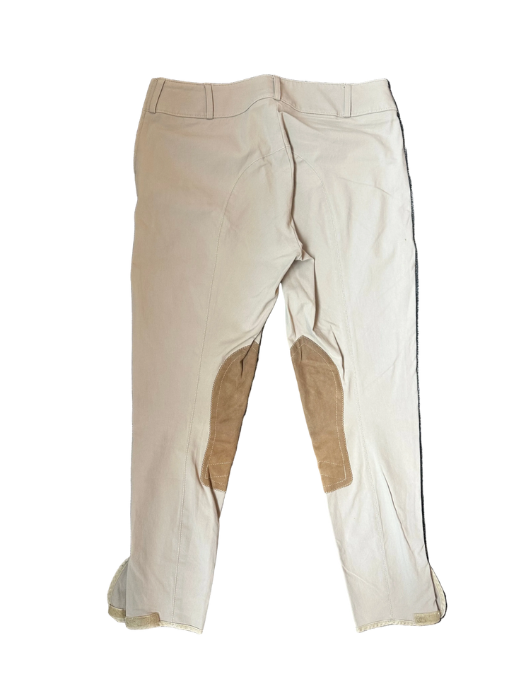 PRE-LOVED TAILORED SPORTSMAN TROPHY HUNTER SIDE ZIP BREECHES - 32R