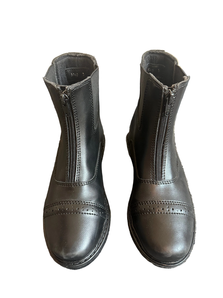 PRE-LOVED KIDS TUFFRIDER STARTER FRONT ZIP PADDOCK BOOTS