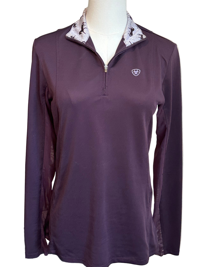 PRE-LOVED ARIAT 1/4 ZIP SUNSTOPPER BASELAYER