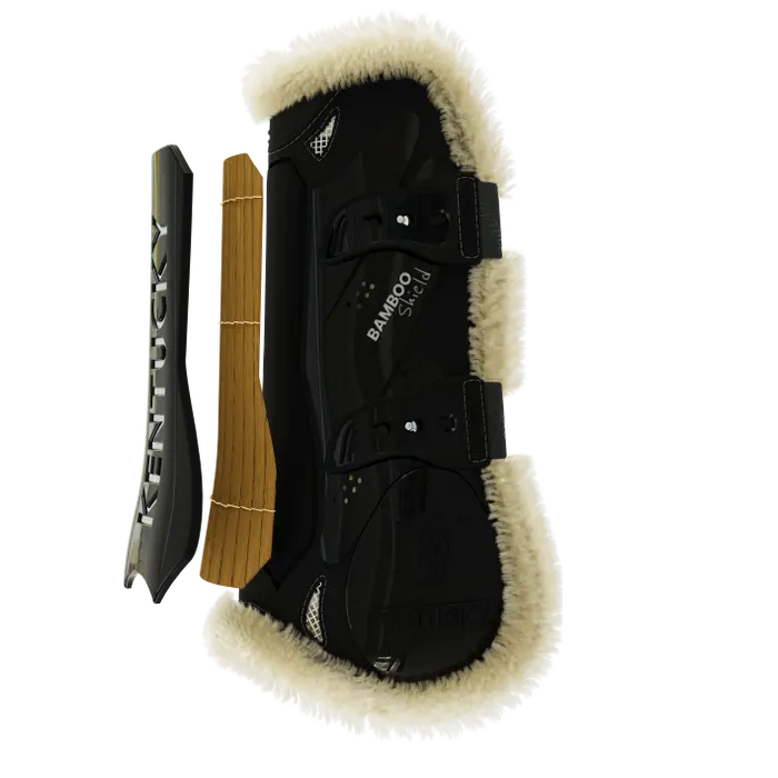 KENTUCKY VEGAN SHEEPSKIN TENDON BOOT BAMBOO ELASTIC