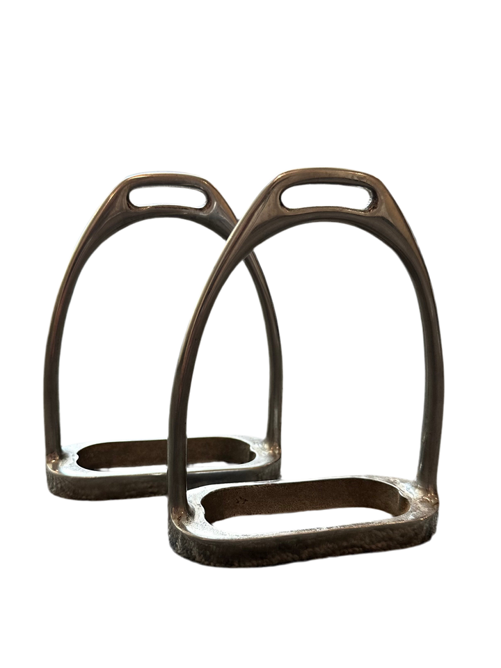 PRE-LOVED YOUTH STAINLESS STEEL STIRRUP IRONS