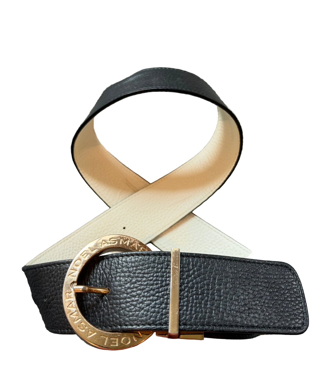 PRE-LOVED ASMAR EQUESTRIAN SIGNATURE LEATHER REVERSIBLE BELT - 32-37”