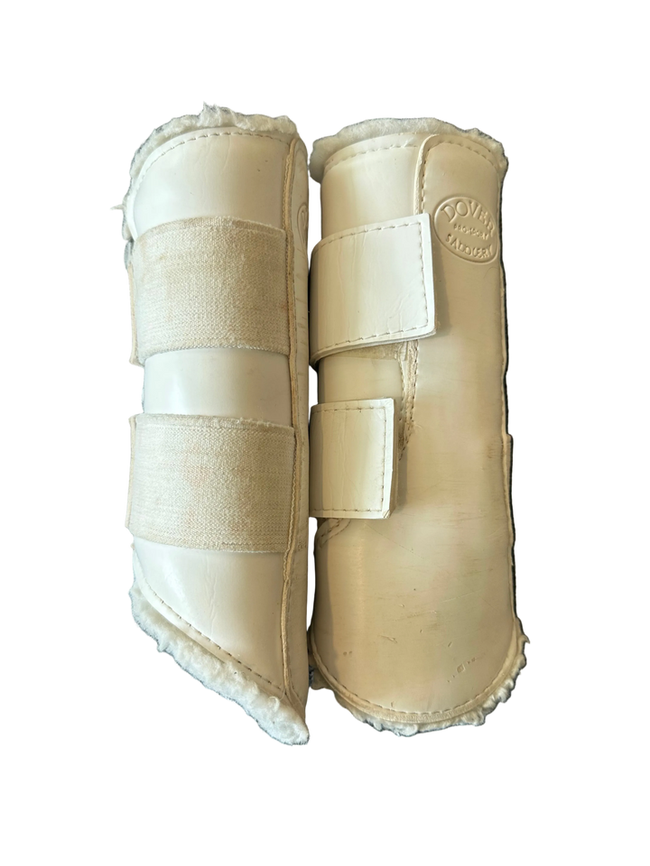 PRE-LOVED DOVER SADDLERY PREMIUM SPORT BRUSHING BOOTS WITH FLEECE LINING