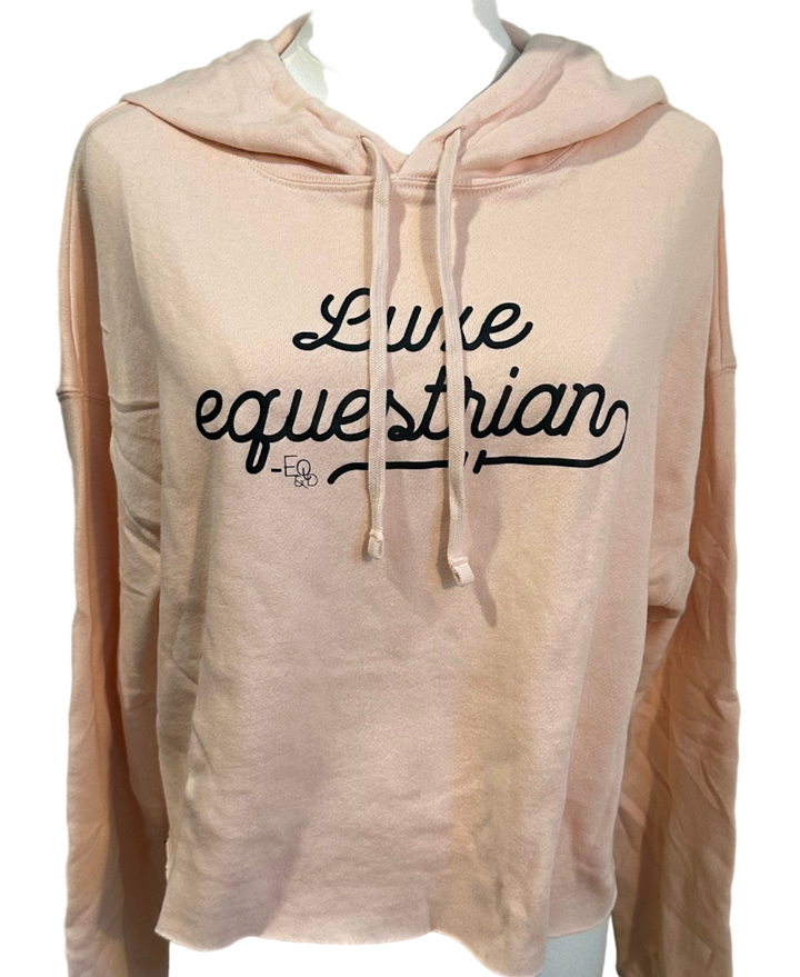PRE-LOVED EQ&D CROPPED LUXE EQUESTRIAN HOODIE