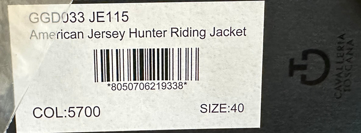 PRE-LOVED CAVALLERIA TOSCANA AMERICAN JERSEY HUNTER SHOW JACKET
