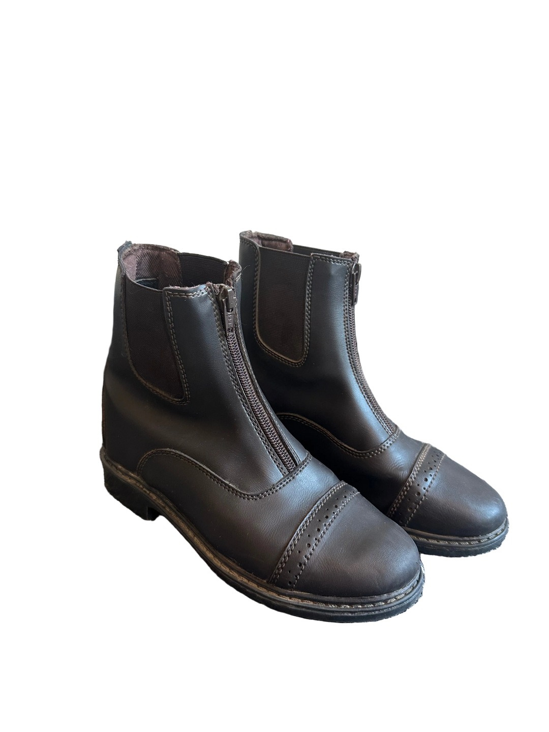 PRE-LOVED KIDS TUFFRIDER STARTER FRONT ZIP PADDOCK BOOTS