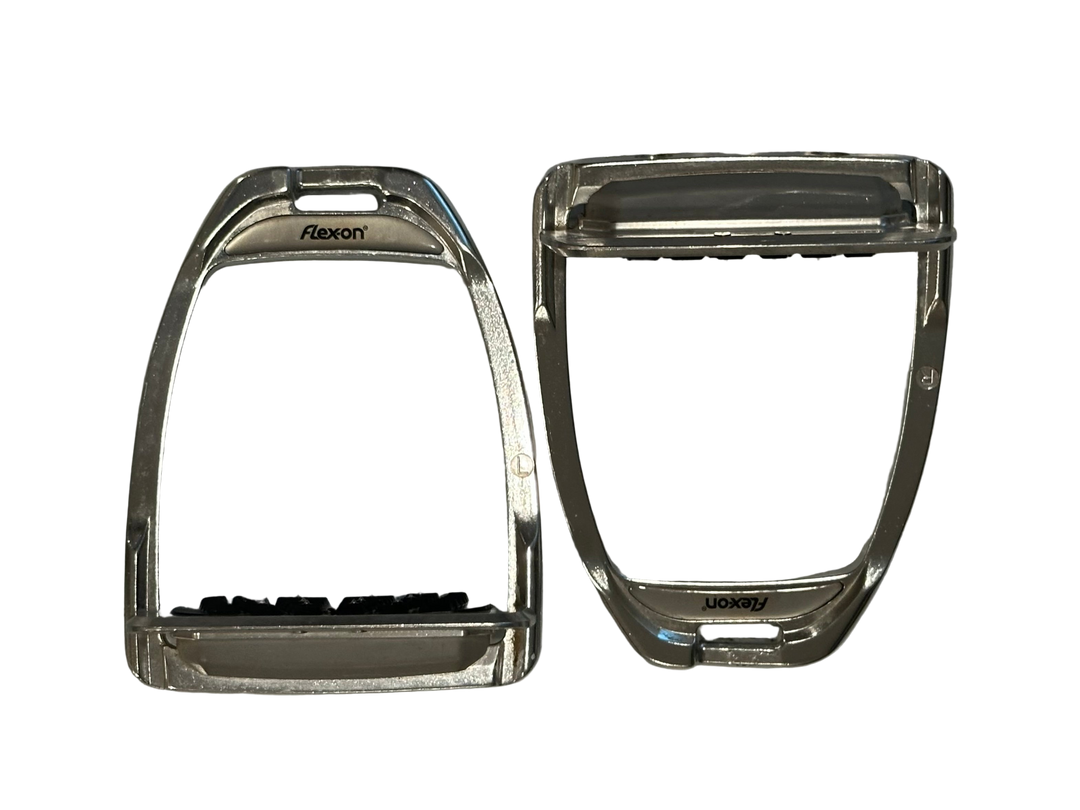 PRE-LOVED FLEX-ON HUNTER H STIRRUP IRONS