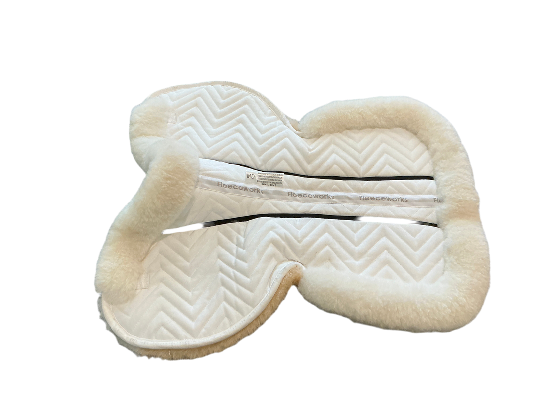 PRE-LOVED FLEECEWORKS SHEEPSKIN HALF PAD