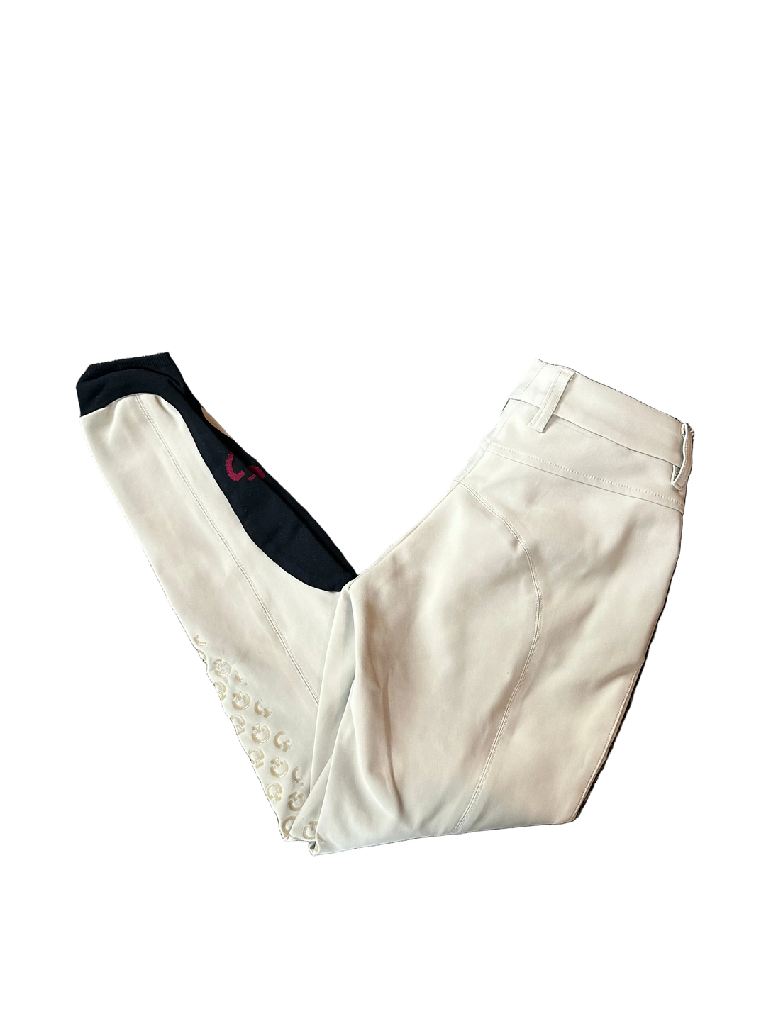 PRE-LOVED CAVALLERIA TOSCANA KNEE PATCH RIDING BREECHES - IT36