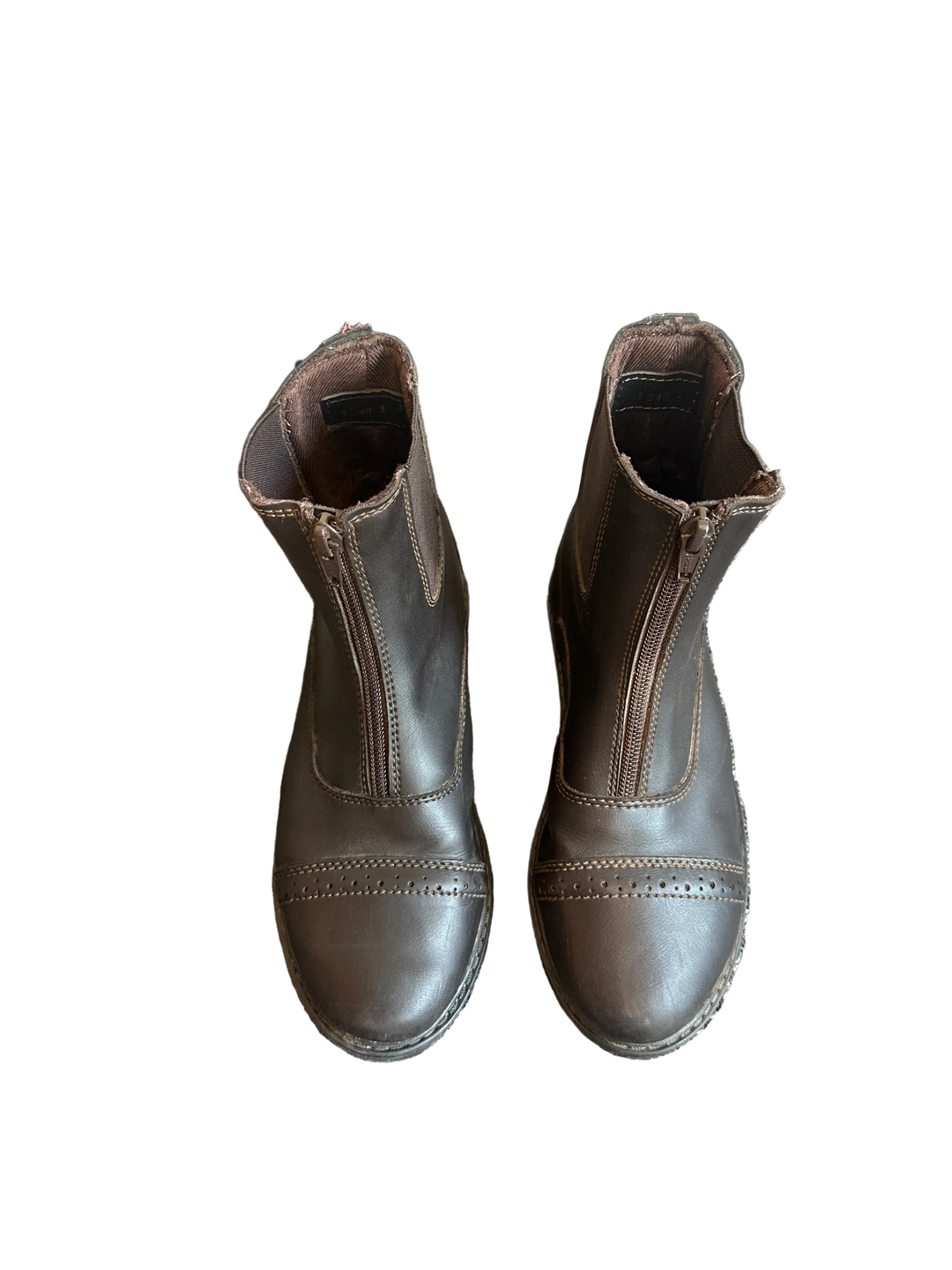 PRE-LOVED KIDS TUFFRIDER STARTER FRONT ZIP PADDOCK BOOTS