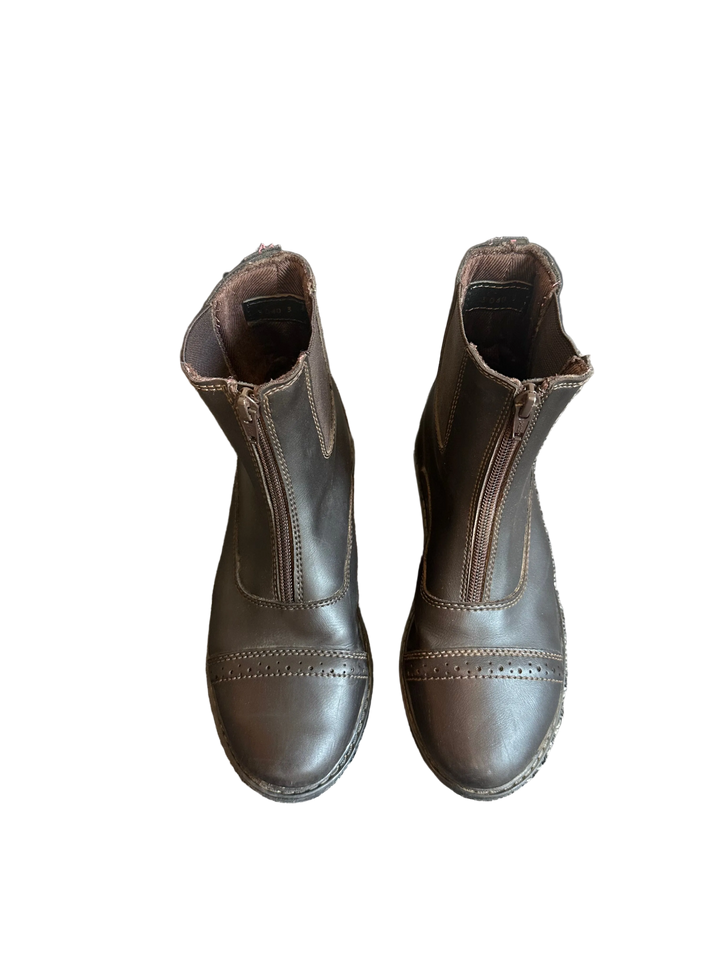 PRE-LOVED KIDS TUFFRIDER STARTER FRONT ZIP PADDOCK BOOTS