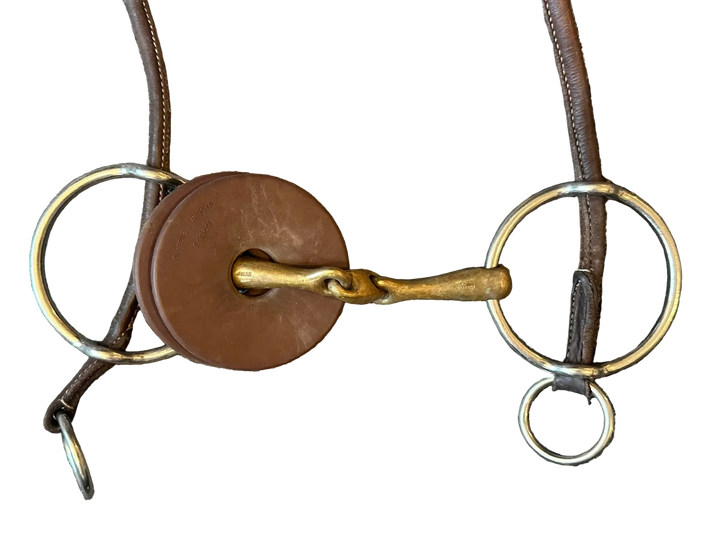 PRE-LOVED KK ULTRA LOOSE RING DOUBLE JOINTED GAG BIT - 5”