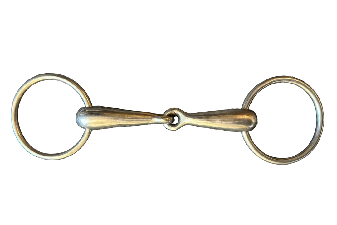 PRE-LOVED KORSTEEL LOOSE RING SNAFFLE BIT - 5”
