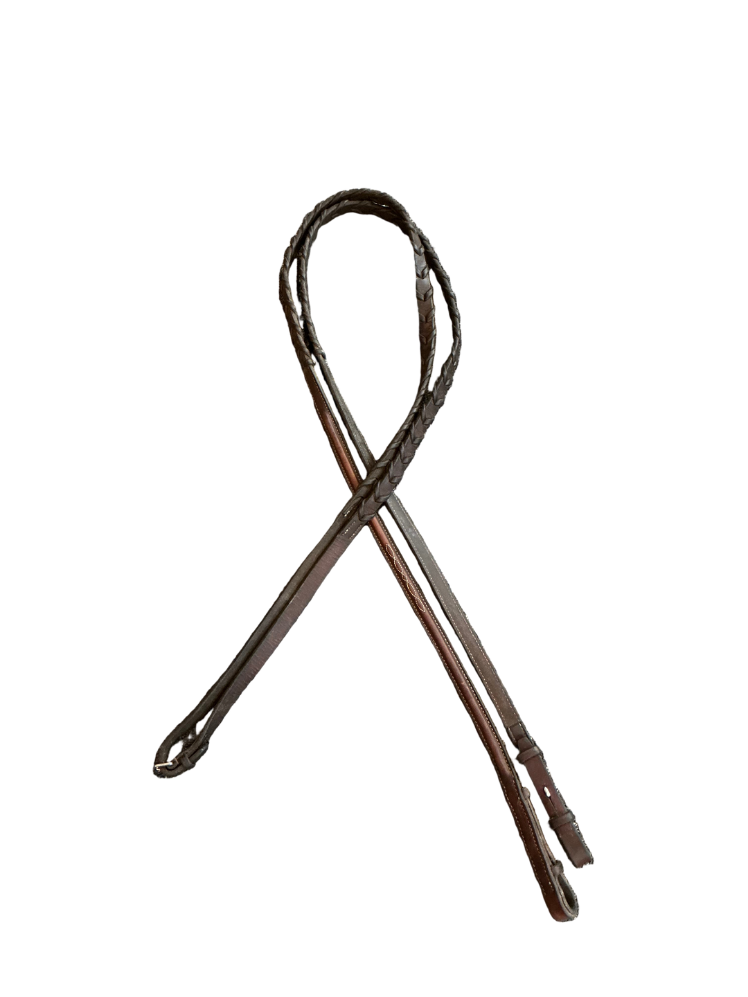 PRE-LOVED EDGEWOOD RAISED FANCY STITCH LACED REINS