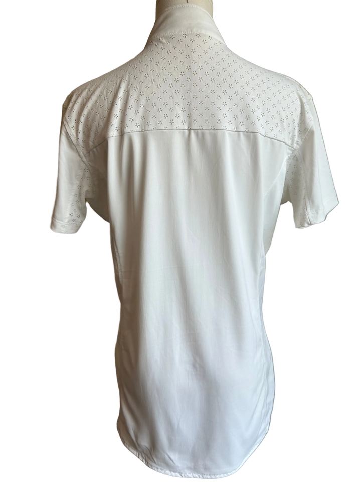 PRE-LOVED ELATION PLATINUM SHORT SLEEVE SHOW SHIRT - L