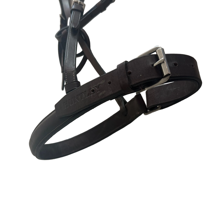 PRE-LOVED HUNTLEY EQUESTRIAN RAISED FANCY STITCH BRIDLE