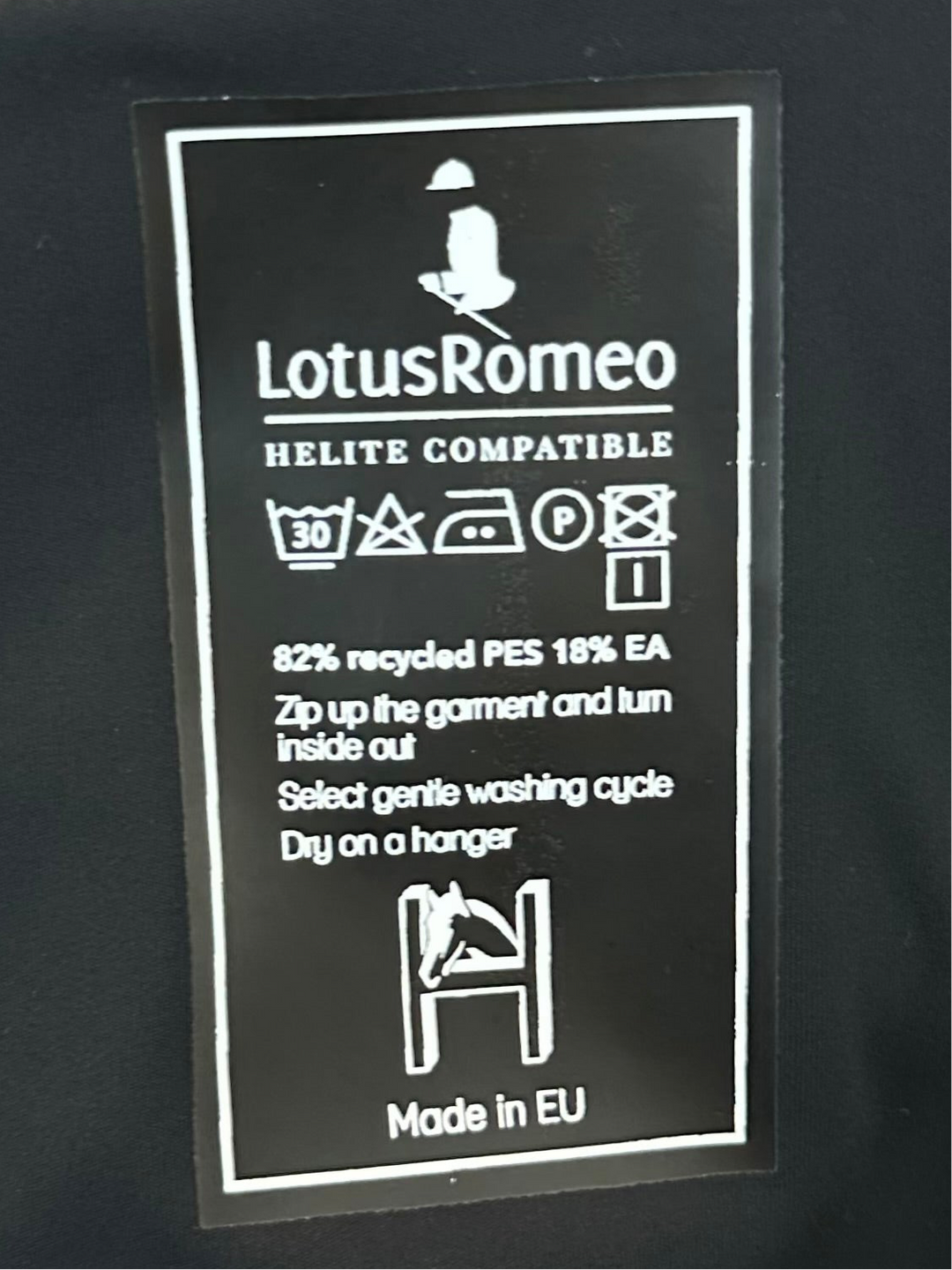 PRE-LOVED LOTUS ROMEO FOR H VEST TRAINING COVER