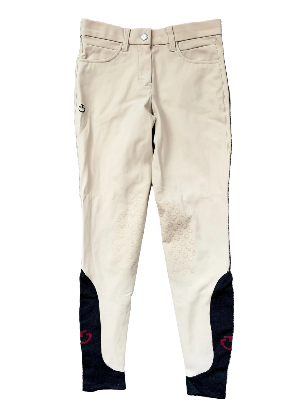 PRE-LOVED KIDS CAVALLERIA TOSCANA LOGO GRIP BREECHES - 14
