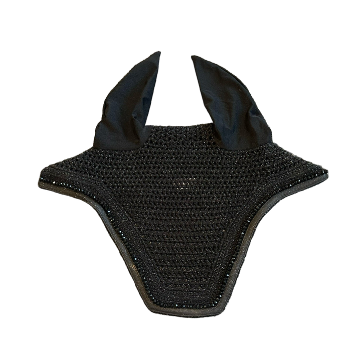 PRE-LOVED KENTUCKY FLY VEIL BONNET WITH GLITTER BAND “WELLINGTON”