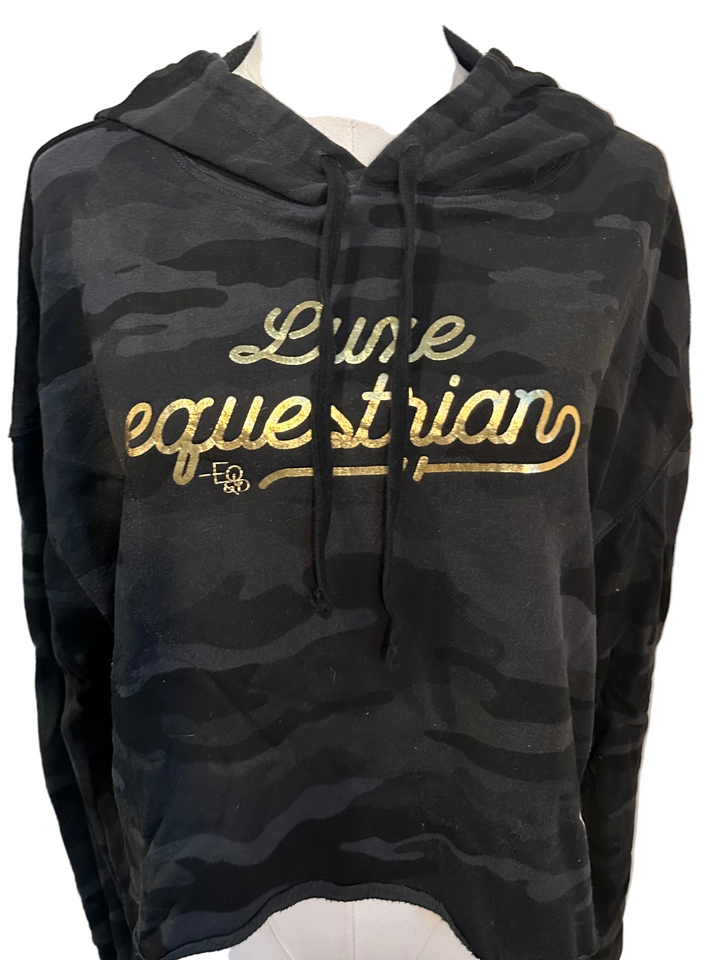 PRE-LOVED EQ&D CROPPED LUXE EQUESTRIAN HOODIE