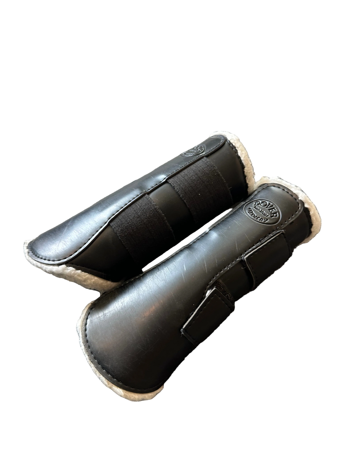 PRE-LOVED DOVER SADDLERY PREMIUM SPORT BRUSHING BOOTS WITH FLEECE LINING