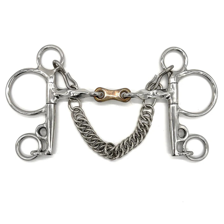 AJR TWIST PELHAM COPPER FRENCH LINK