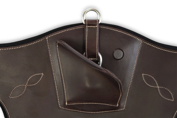 JAE Anatomic Stud Belly Guard Girth with MotionFoam Liner