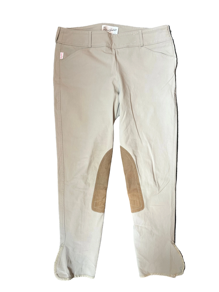 PRE-LOVED TAILORED SPORTSMAN TROPHY HUNTER SIDE ZIP BREECHES - 32R