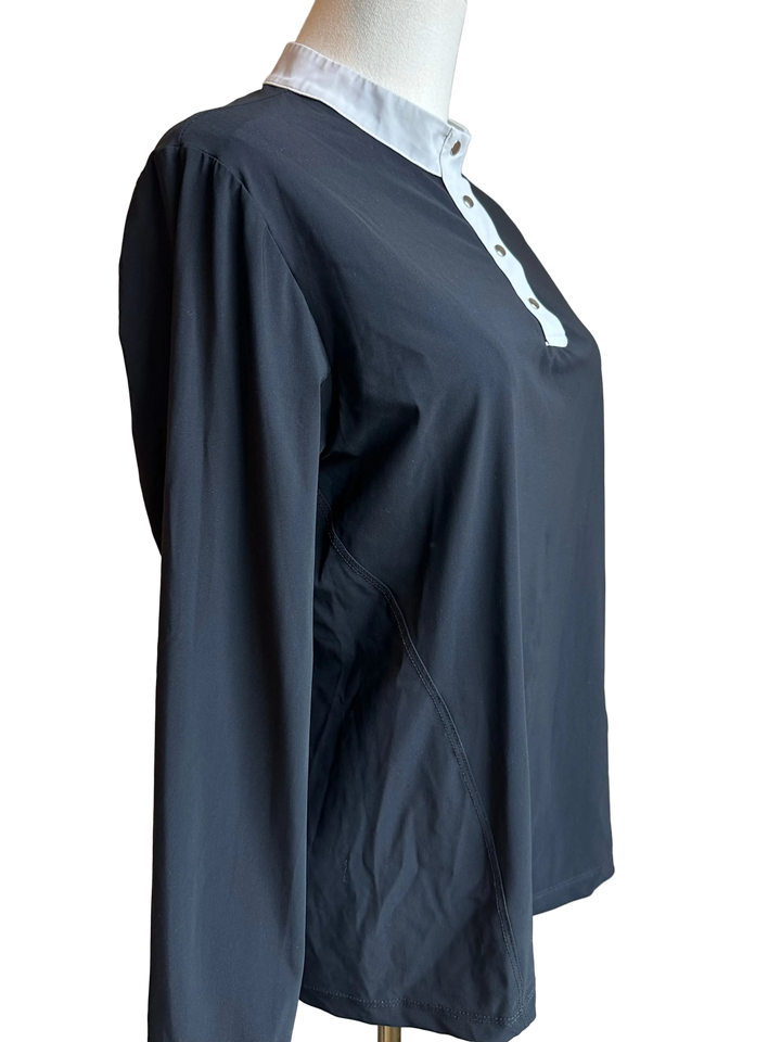 PRE-LOVED CALLIDAE LONG SLEEVE POLO - XL