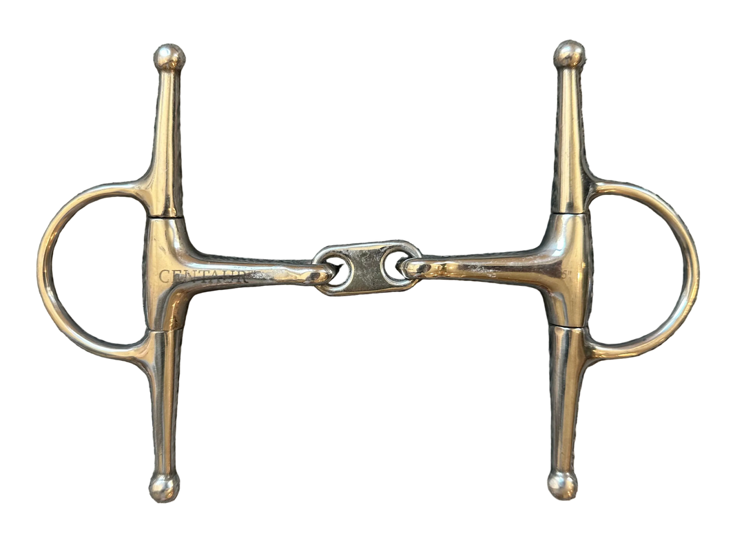 PRE-LOVED CENTAUR FULL CHEEK FRENCH LINK BIT - 5”