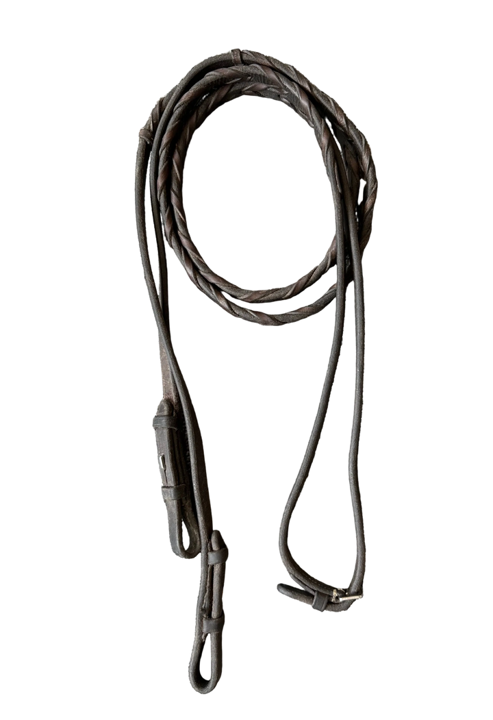 PRE-LOVED PLAIN LACED REINS 48”