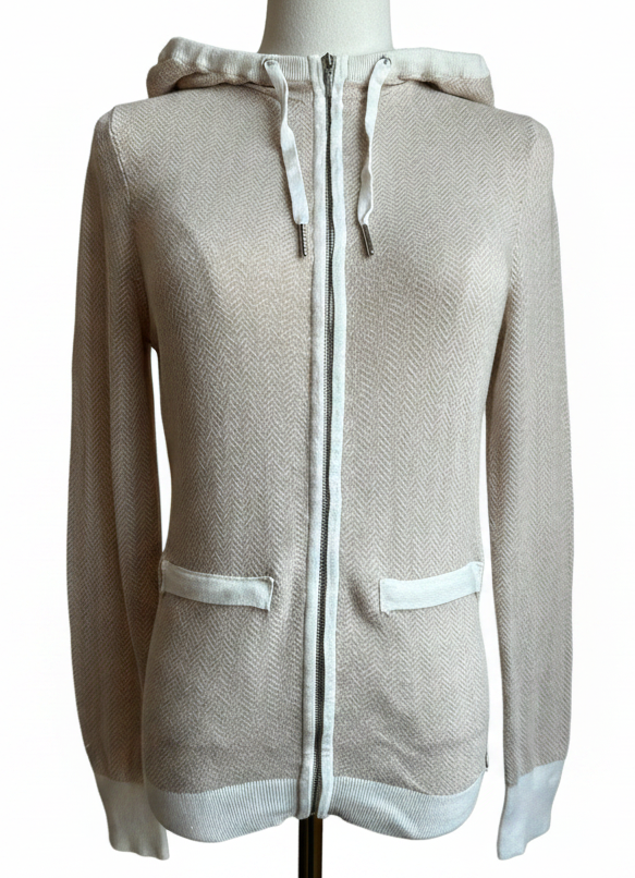 PRE-LOVED ASMAR EQUESTRIAN FULL ZIP HOODED SWEATER