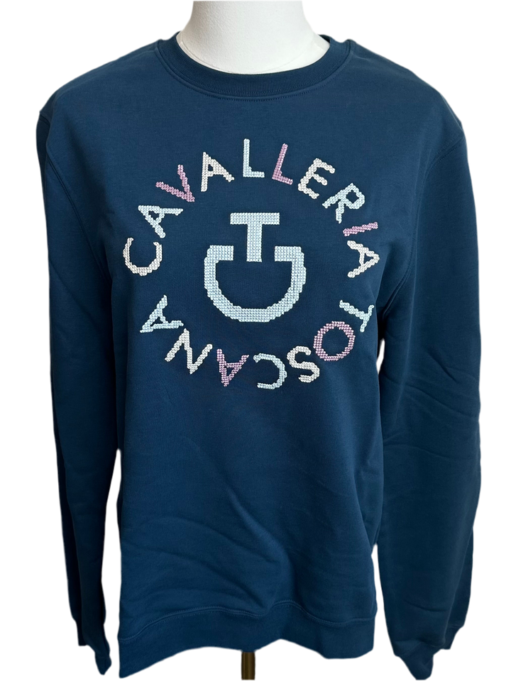 PRE-LOVED CT PIXEL STITCH CREWNECK SWEATSHIRT