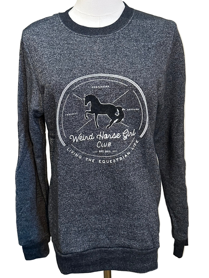 PRE-LOVED SPICED EQUESTRIAN WEIRD HORSE GIRL CLUB SWEATSHIRT