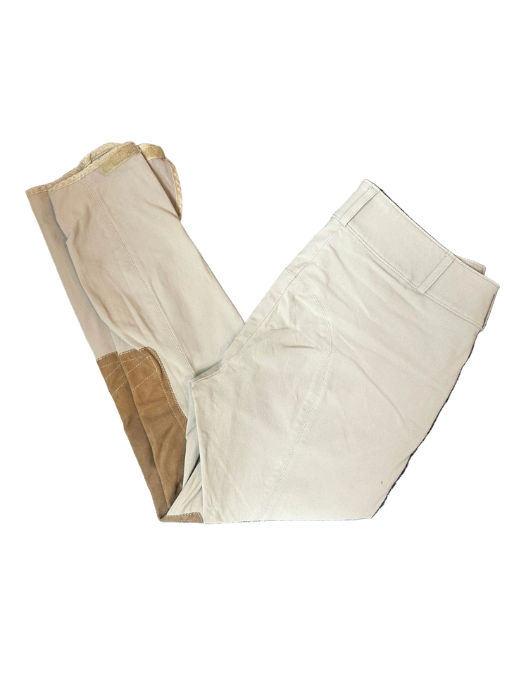 PRE-LOVED TAILORED SPORTSMAN TROPHY HUNTER SIDE ZIP BREECHES - 32R