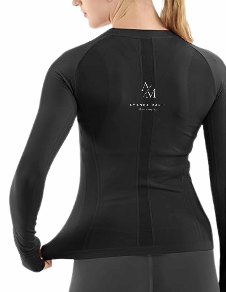AMANDA MARIE SHOW JUMPING HORSEPLAY SEAMLESS LONG SLEEVE
