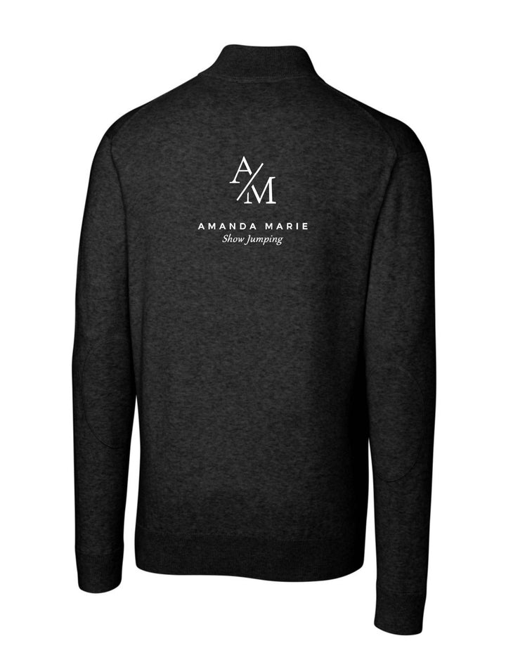 AMANDA MARIE SHOW JUMPING PORT AUTHORITY MENS 1/4 ZIP SWEATER