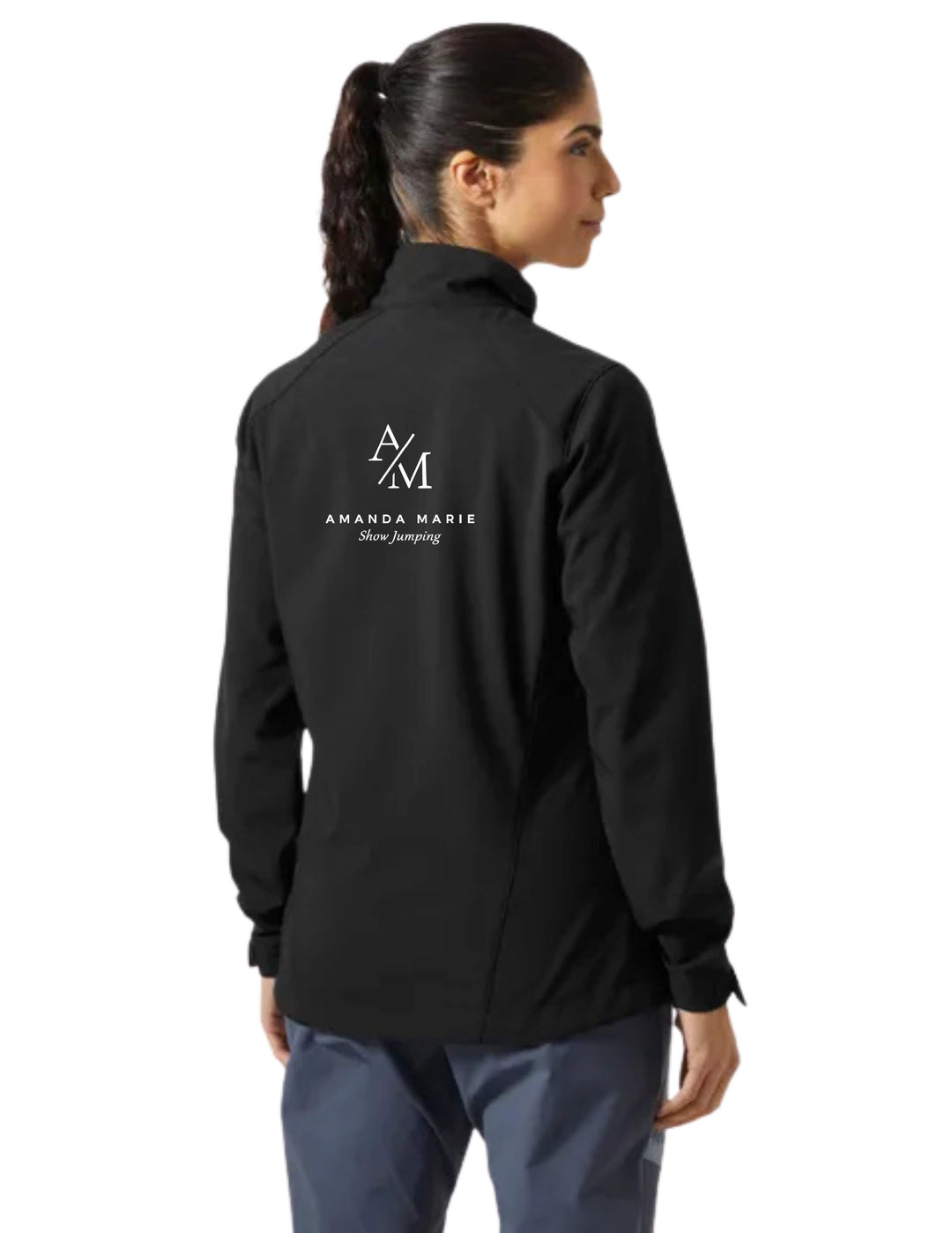 AMANDA MARIE SHOW JUMPING HH WOMENS SOFTSHELL JACKET
