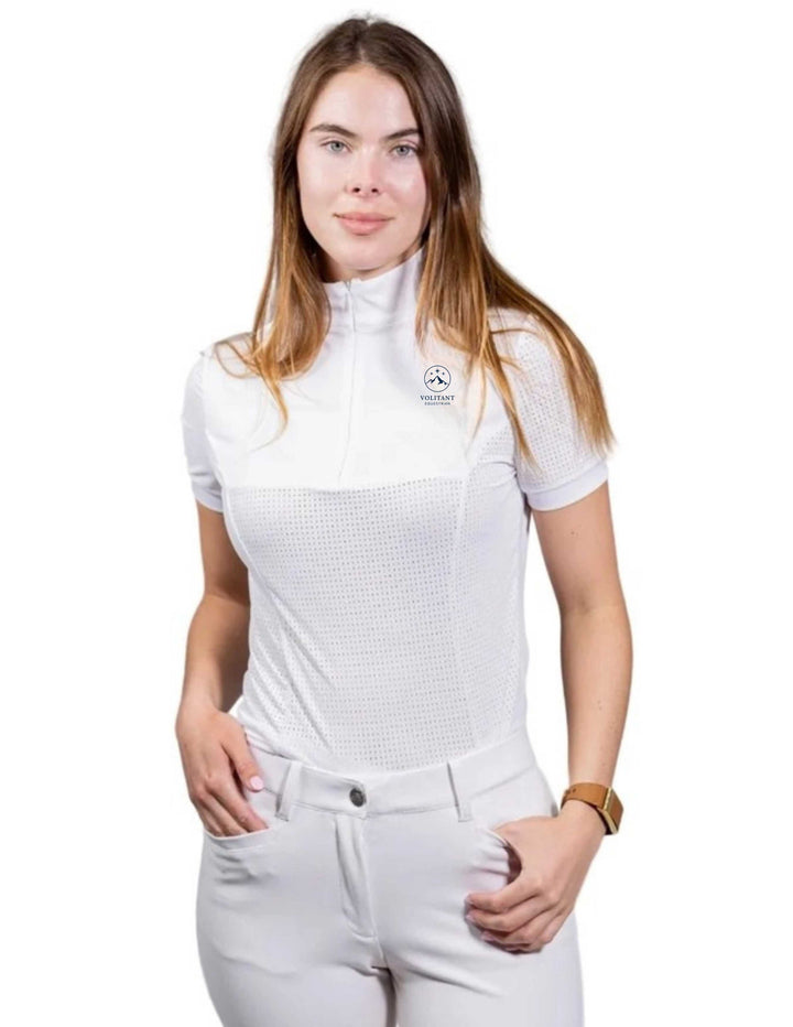 VOLITANT EQUESTRIAN EQUISITE WOMENS SHORT SLEEVE SHOW SHIRT