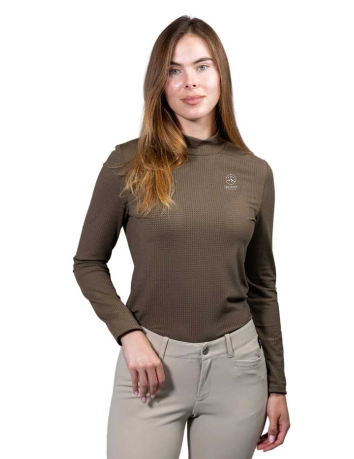 VOLITANT EQUESTRIAN EQUISITE WOMENS LONG SLEEVE MOCK NECK SUNSHIRT