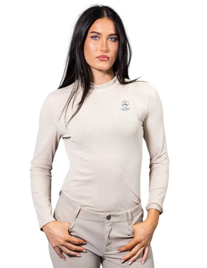 VOLITANT EQUESTRIAN EQUISITE WOMENS LONG SLEEVE MOCK NECK SUNSHIRT