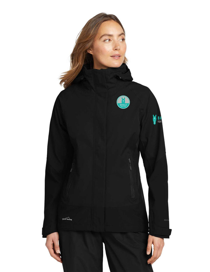BAYVILLE EQUESTRIAN EDDIE BAUER WOMENS RAIN JACKET