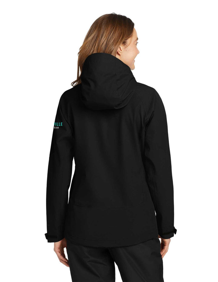 BAYVILLE EQUESTRIAN EDDIE BAUER WOMENS RAIN JACKET